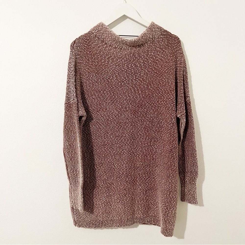 NWT By Together Maroon Sweater Tunic Drop Sleeve Size S/M